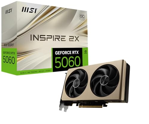 Produktbild: msi geforce rtx 5060 grafikarte 8gb gddr7 hdmi 3x dp für 270 eur