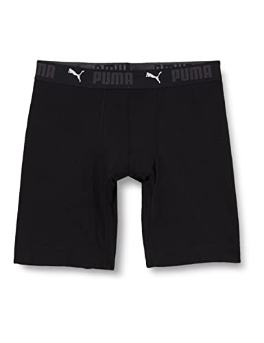 puma herren boxershorts lang 2er pack boxer shorts schwarz und grau