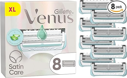 Gillette Venus Damenrasierklingen 8 ORIGINAL Ersatzklingen für Intimbereich
