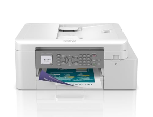 brother mfc-j4340dw multifunktionsgerät 4-in-1 farbtintenstrahldrucker scannen faxen, weiß