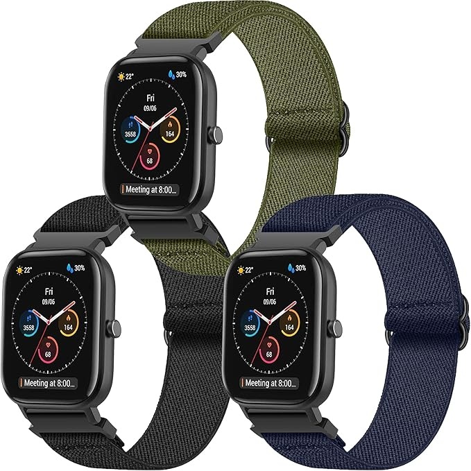 amazfit gts 4 mini armband 20mm nylon sportarmband kompatibel mit gts 2, gts 3, bip, gtr mini