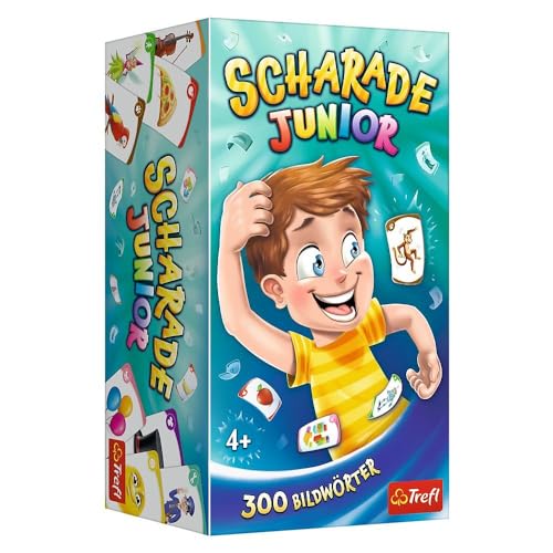 trefl scharade junior spiel, familienspiel zum erraten von begriffen, ab 4 jahren