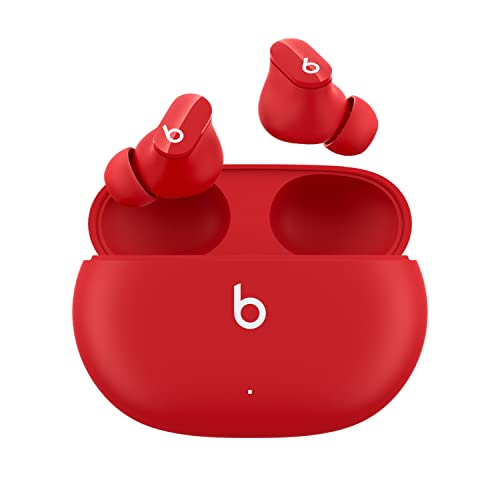 beats studio buds kabellose bluetooth in-ear kopfhörer mit noise-cancelling rot