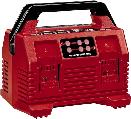 Einhell Power X-Quattrocharger 4A, 18V, 2x2 Akkus, IQ Lademanagement, LED-Anzeige
