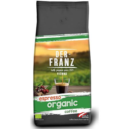 bio espresso kaffee 1kg der-franz kaffeebohnen ab 10,61 euro statt 16 euro