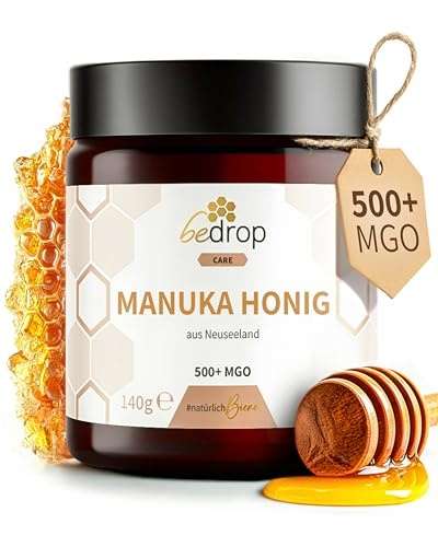 Produktbild: Manuka Honig MGO 500+ 100% premium aus Neuseeland, zertifiziertes Methylglyoxal