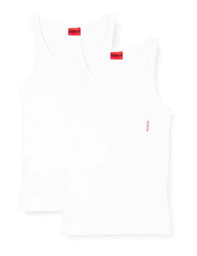 hugo herren tanktops twin pack stretch-baumwolle logo in XXL