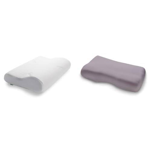 Produktbild: tempur kissen set mit füllung und bezug, kissen original, größe l, jersey grau
