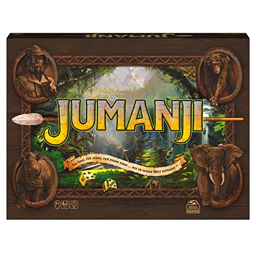 Spin Master Games Jumanji Familienspiel für 2-4 Spieler ab 8 Jahren, kooperatives Abenteuer