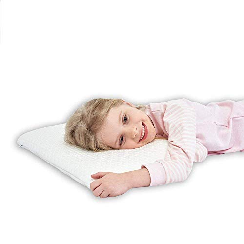 sikaini kinder memory foam kopfkissen oeko-tex flach für kinder 3-8 jahre