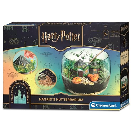 clementoni harry potter terrarium set für miniökosystem mit pflanzenzubehör ab 7 jahren