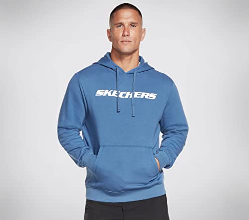 skechers sweatshirt männer blaugröße l