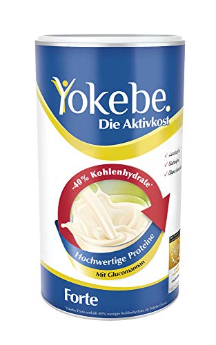 Produktbild: yokebe forte diätshake zur gewichtsreduktion, glutenfrei, laktosefrei, 500 g