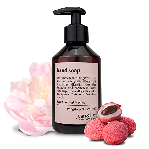 jean & len handseife pfingstrose litschi 250 ml im sparabo 2,66 eur