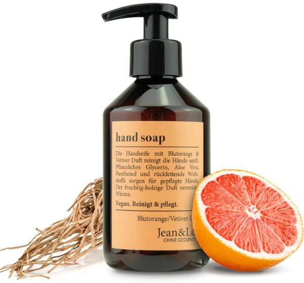 jean & len handseife blutorange vetiver 250ml ab 3,55 statt 4,29