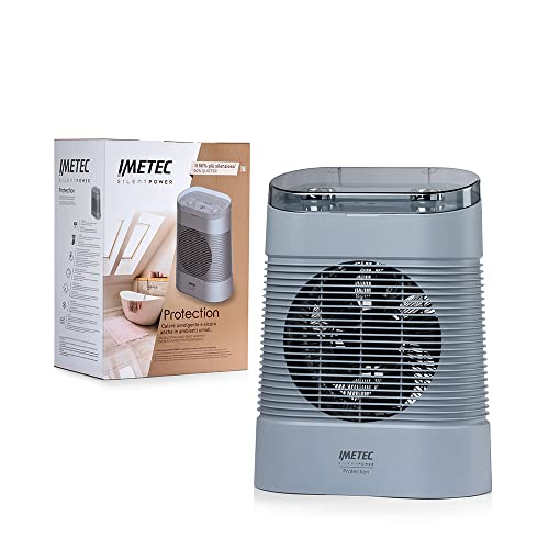 Imetec silent power protection ventilator 2100 W, programmierbarer timer, 4 stufen