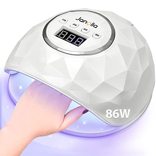 janolia nageltrockner 86W nagellampe uv led mit sensor für gelnägel und nageldesign