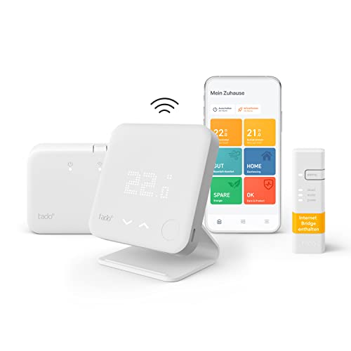 tado smart home thermostat mit alexa, siri und google assistant