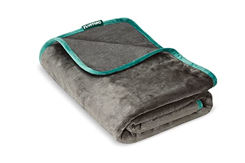 fluffino hundedecke wendedecke grau 150x100 cm waschbar 40 kuscheldecke liegedecke