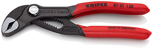 knipex cobra mini-wasserpumpenzange 125 mm, für muttern bis 27 mm, rohre bis 30 mm