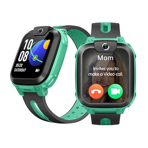 imoo Z1 Kinder Smartwatch 4G GPS Telefon mit Wasserfestigkeit IPX8 (Grün)