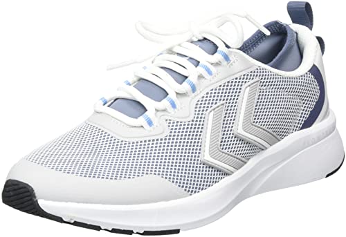 hummel unisex flow fit sneaker weiß blau 36 eu