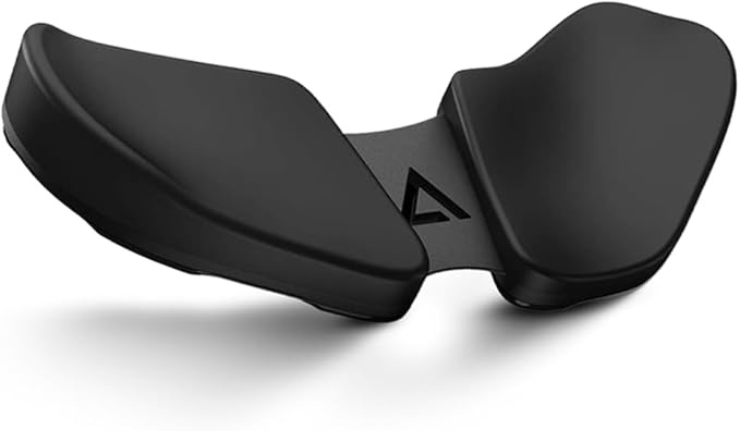 ergonomische handgelenkauflage DELTAHUB Carpio 2.0 für rechtshänder, schwarz, large