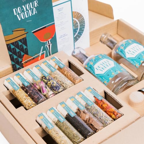 do your vodka | cocktail-infusions set mit 12 botanicals und barmaß