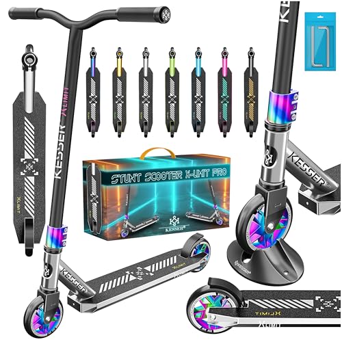 Produktbild: kesser stunt scooter x-limit-pro mit 360 lenkung, abec 9 kugellagern und 110 mm rädern