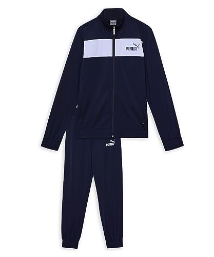 Produktbild: puma jungs poly suit cl b tracksuit blau peacoat größe 164