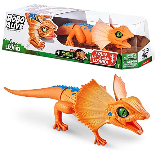 Produktbild: robo alive schleichende echse serie 3 orange, batteriebetriebenes spielzeug