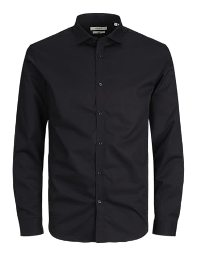 Jack & Jones Herren Langarmshirt Jprblacardiff L/S (1er Pack)
