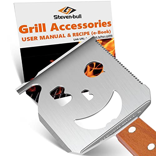 grillspatel 7-in-1 grillwerkzeug, multifunktionales grillwerkzeug, geschenke für papa