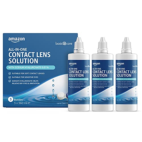 sodium hyaluronate lösung 360ml von amazon basic care, 3er pack