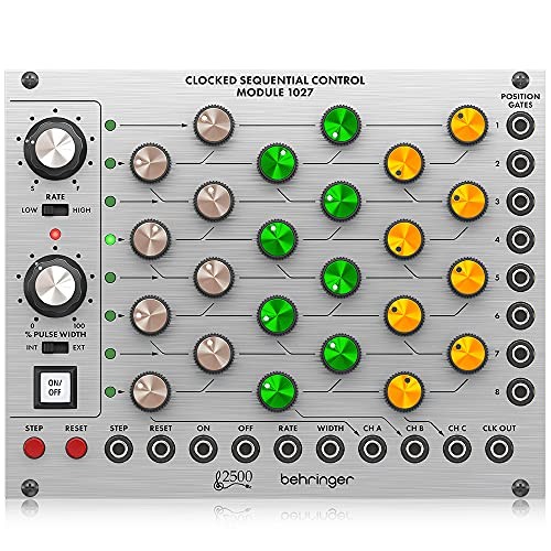 Behringer 1027 Control Module | Analoger Sequenzer 3x8 Schritte, CV Pulsweite & Clock