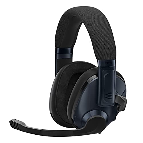 epos h3pro hybrid gaming headset mit mikrofon, bluetooth, surround sound, schwarz