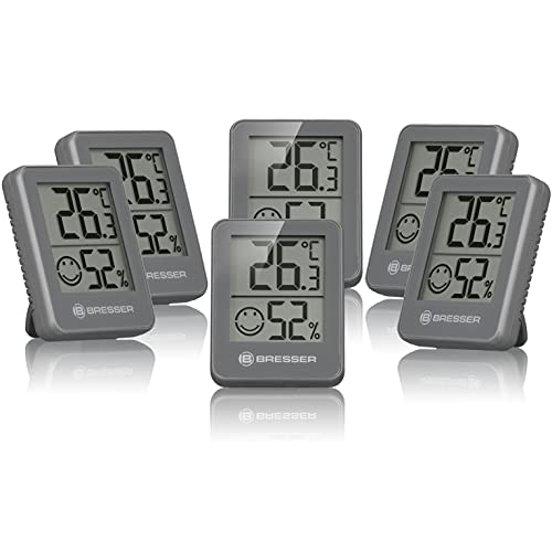 Produktbild: Bresser Hygrometer Thermometer 6er Set - Präzise Messung