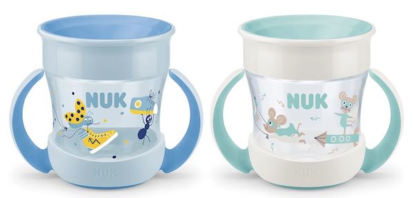 nuk mini magic cup trinklernbecher 2x für 12,59 euro statt 20 euro