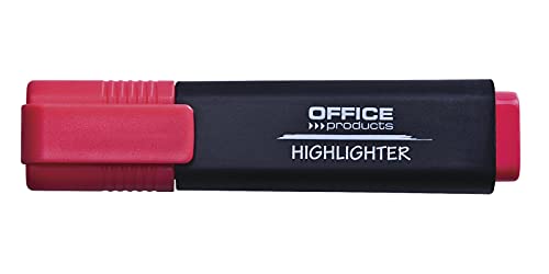 textmarker rot 10er pack office products leuchtfarben ungiftige tinte keilspitze strichstärke 1-5mm