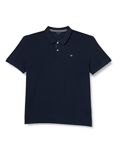 Produktbild: tom tailor poloshirt herren basic piqu sky captain blue, gr. s-xxl