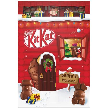 nestle kitkat adventskalender 3d-effekt 208g für 6,99 statt 12