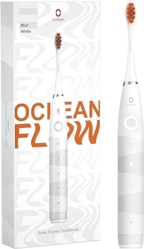 oclean flow elektrische schallzahnbürste, 180 tage akku, 5 putzmodi, ipx7