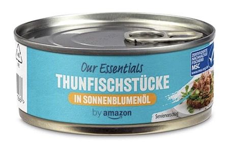 thunfischstücke in sonnenblumenöl 145g by amazon ab 0,88