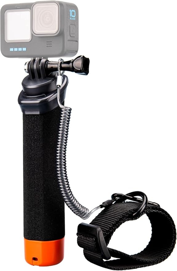 Lammcou Schwimmender Griff für GoPro Hero 13 12 11 10 9, Wasserdichter Monopod