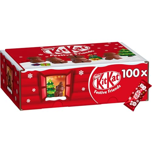 kitkat festliche weihnachtsfiguren weihnachten variety pack, mini aus milchschokolade 820g