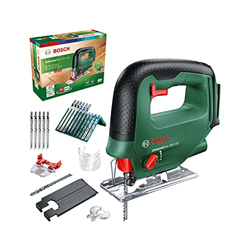 Bosch UniversalSaw 18V-100 Akku Stichsäge Solo mit 15 tlg. Blatt-Set