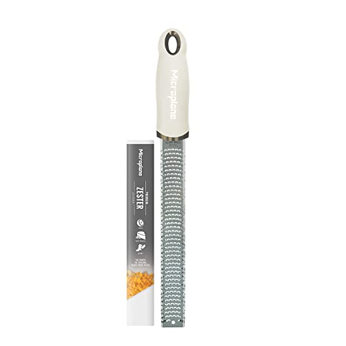 microplane zester küchenreibe kaschmir-beige für zitrusfrüchte und parmesan