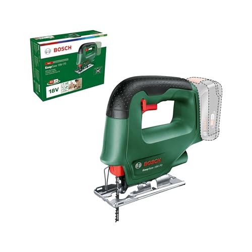 bosch akku stichsäge easysaw 18v-70 ohne akku, 18 volt system, 1x stichsägeblatt