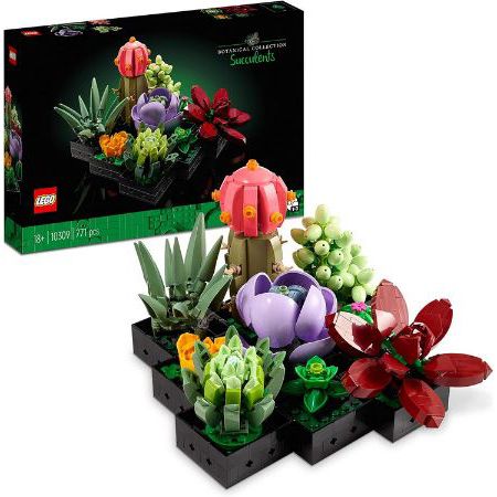 lego 10309 sukkulenten set, blumen set für 39,99 euro (vorher 46 euro)