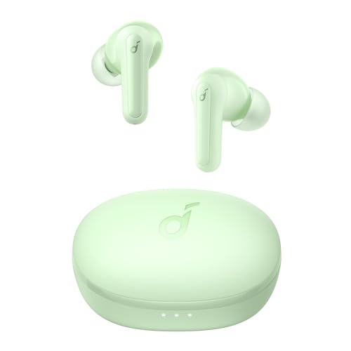 soundcore P2 Mini true wireless earbuds, in-ear kopfhörer, 10 mm treiber, bass, bluetooth 5.2, 32 stunden akku, usb-c, grün